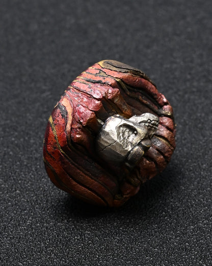Rare ONE-OFF Wtopia 10th Anniversary × Sunizumi Shoten Mokume Gane EDC Worry Stone