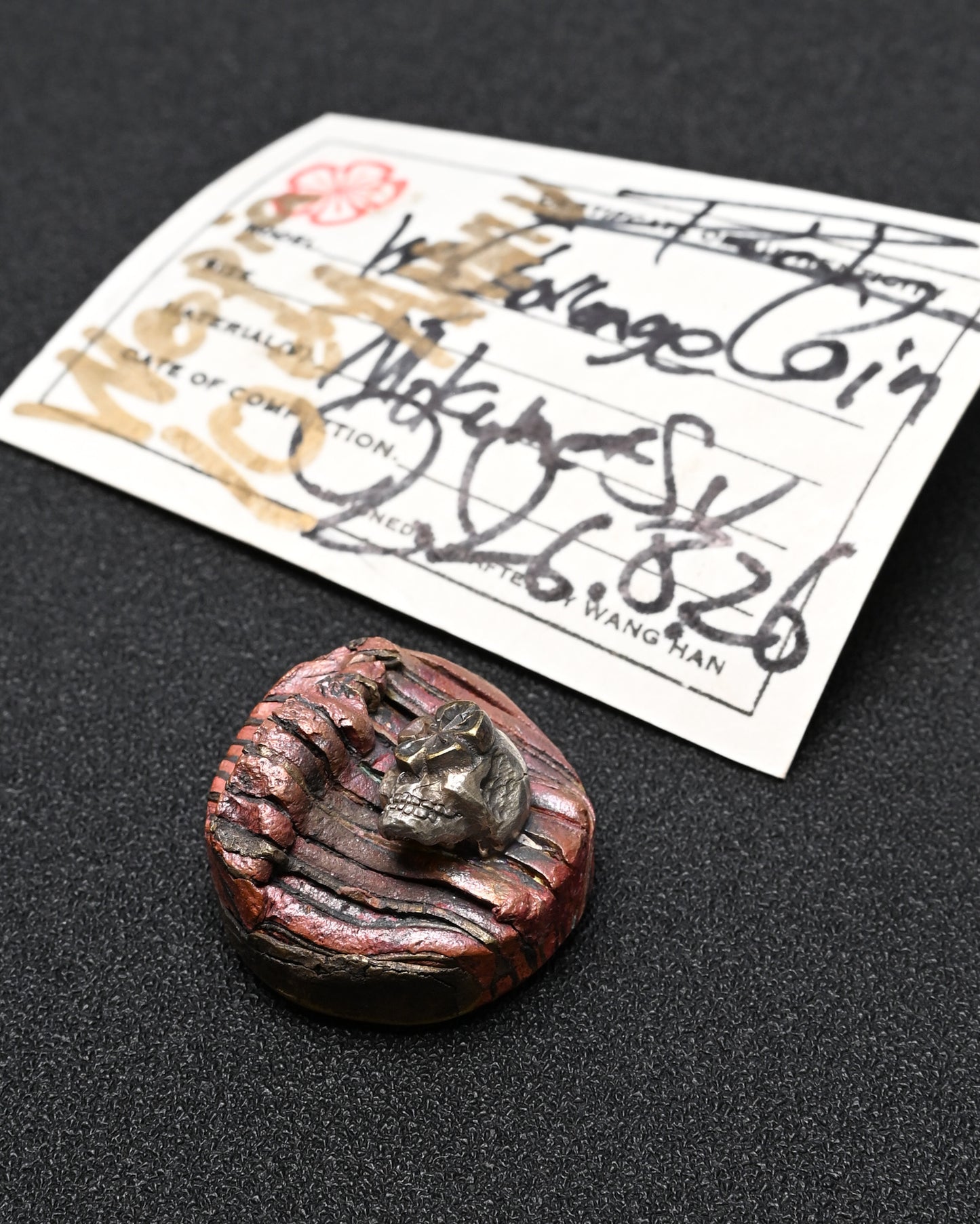 Rare ONE-OFF Wtopia 10th Anniversary × Sunizumi Shoten Mokume Gane EDC Worry Stone