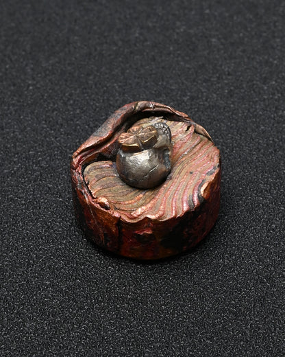 Rare Thick ONE-OFF Wtopia 10th Anniversary × Sunizumi Shoten Mokume Gane EDC Worry Stone