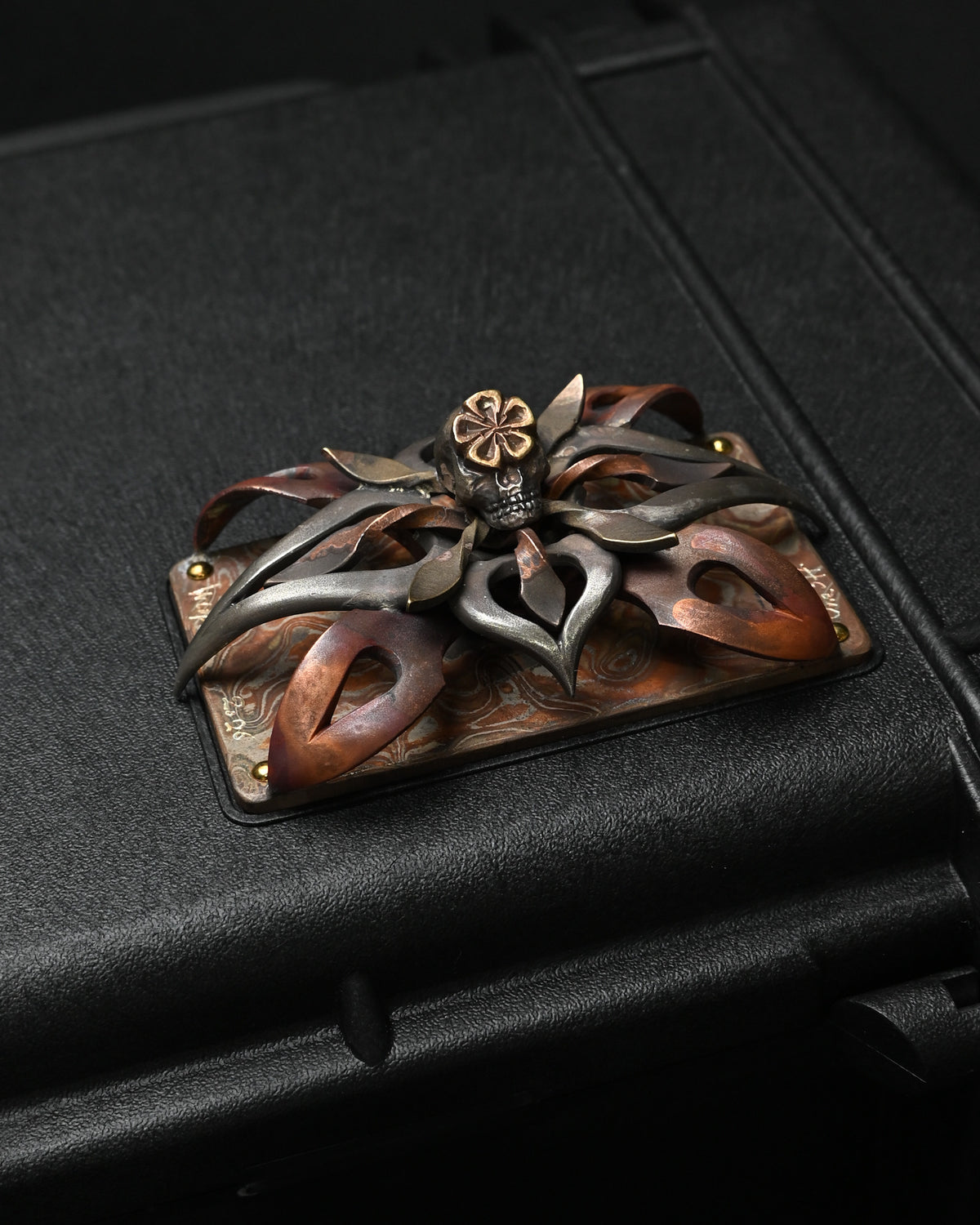 Rare ONE-OFF Wtopia × Sunizumi “Evlove Metaverse” Mokume Gane EDC Case – PELICAN