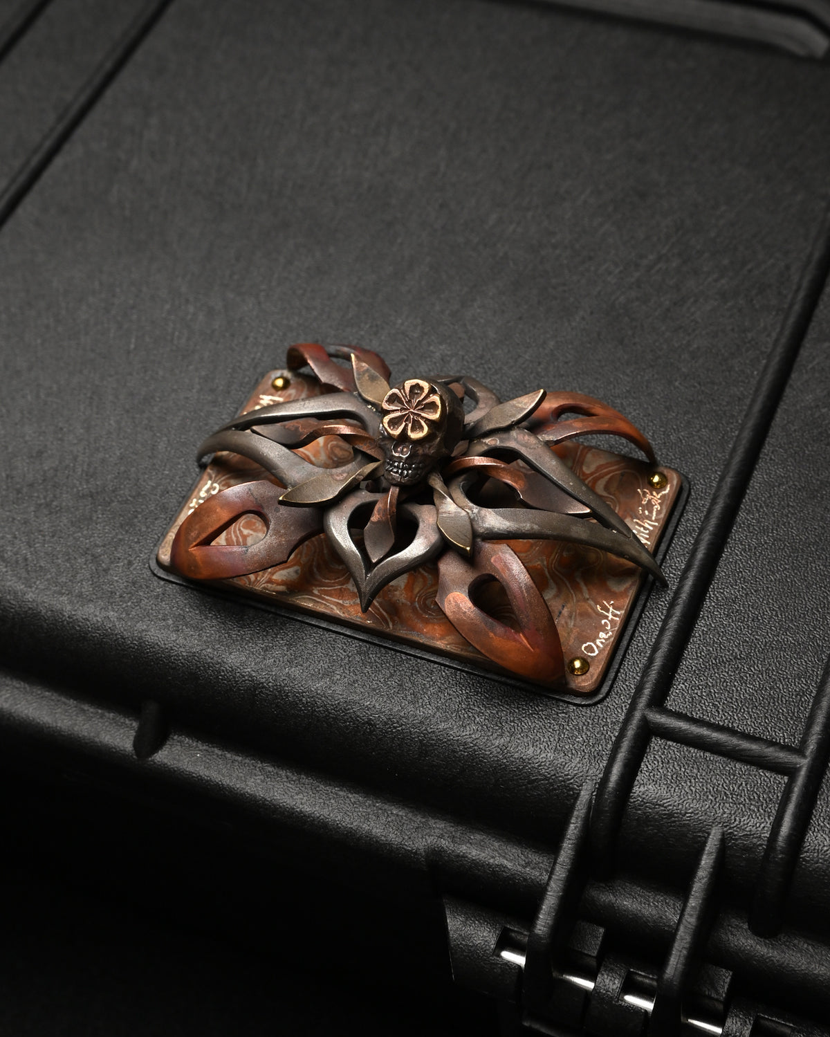Rare ONE-OFF Wtopia × Sunizumi “Evlove Metaverse” Mokume Gane EDC Case – PELICAN