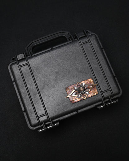 希少 ONE-OFF Wtopia 10周年 × 三泉商店 Evlove 木目金 メタバース ツール / EDCケース