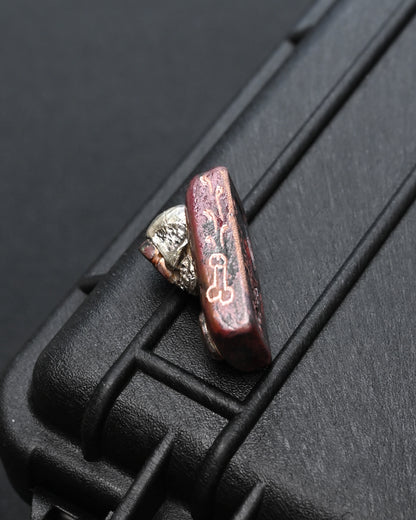 Rare ONE-OFF Wtopia Tokyo Copper Silver Skull EDC Challenge Coin / Worry Stone