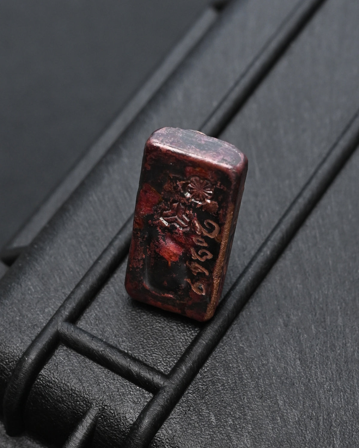 Rare ONE-OFF Wtopia Tokyo Copper Silver Skull EDC Challenge Coin / Worry Stone