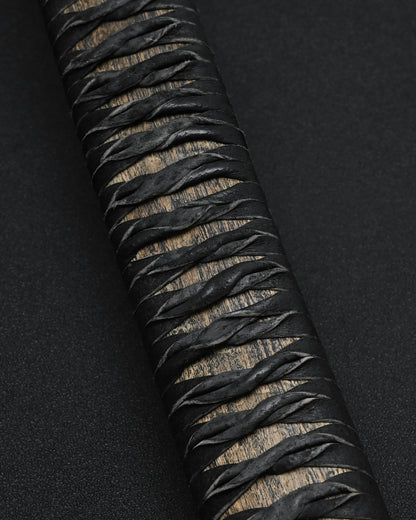 Rare ONE-OFF Wtopia × Sunizumi “Nobumitsu” Restored Japanese Antique Axe – Shirogami #2 / Wild Boar Leather
