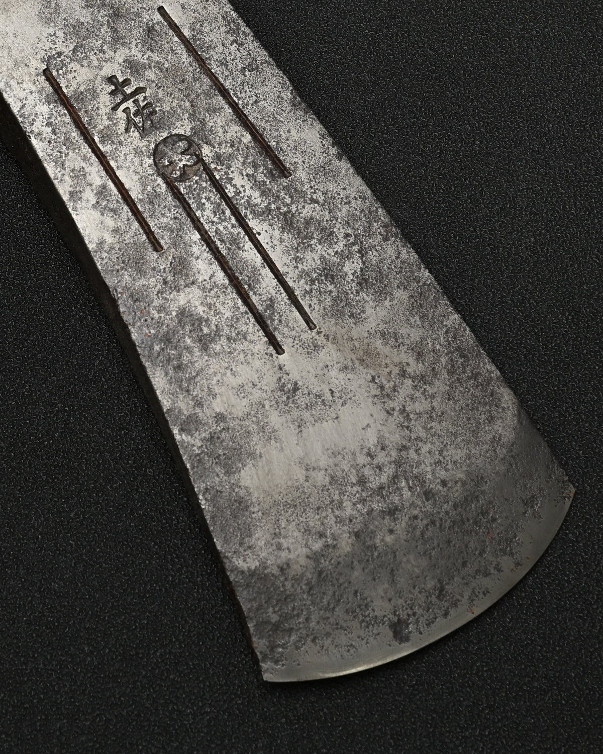 Rare ONE-OFF Wtopia × Sunizumi “Nobumitsu” Restored Japanese Antique Axe – Shirogami #2 / Wild Boar Leather