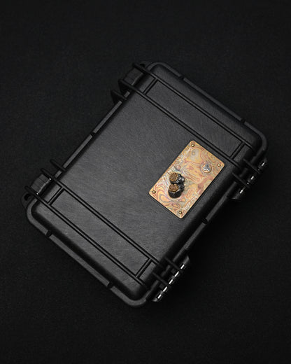 希少 ONE-OFF Wtopia 10周年 × 三泉商店「Evlove」木目金 カスタム PELICAN  EDCケース