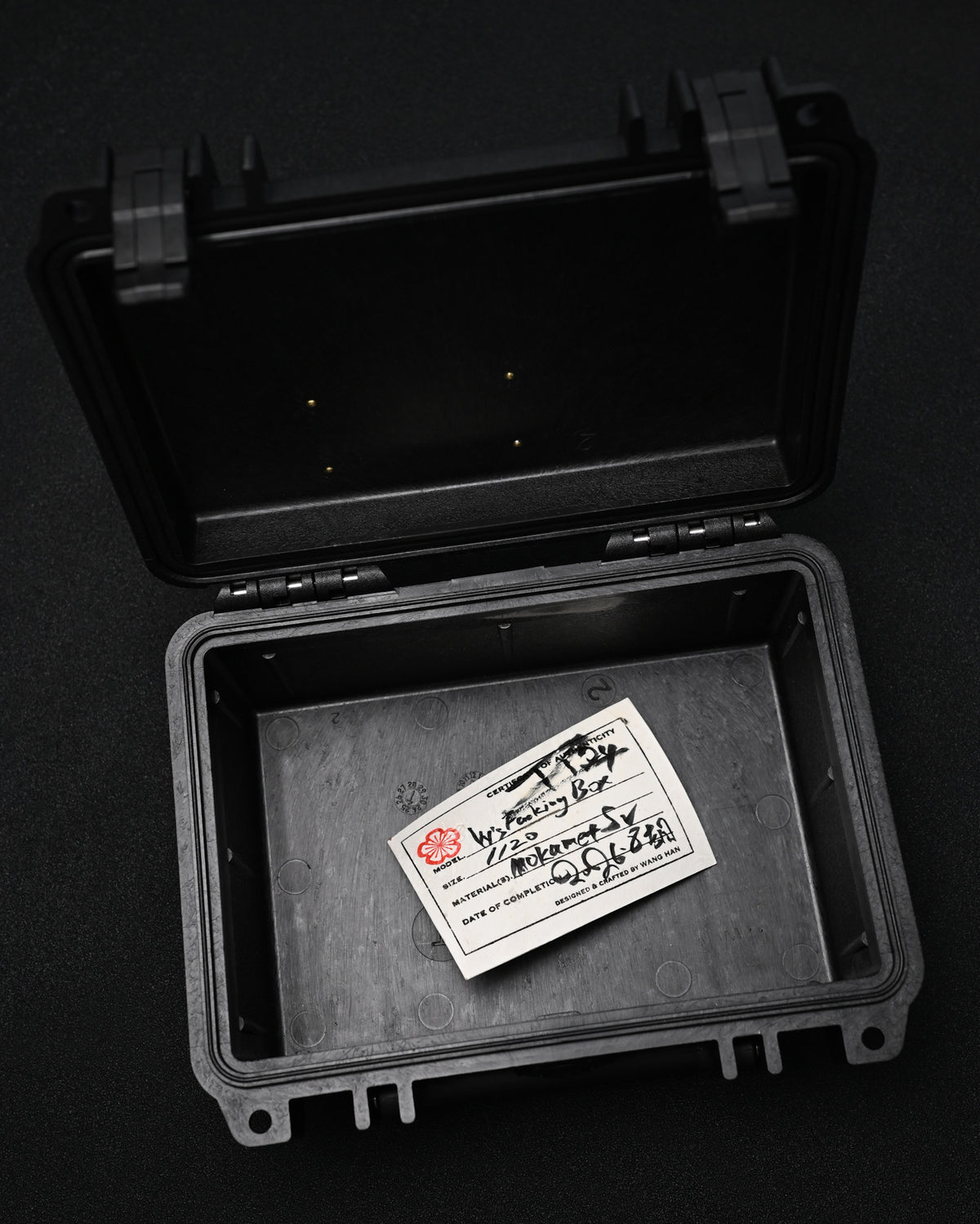 希少 ONE-OFF Wtopia 10周年 × 三泉商店「Evlove」木目金 カスタム PELICAN  EDCケース