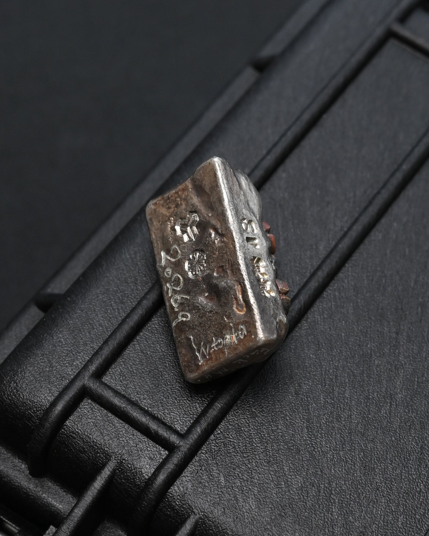 希少 ONE-OFF Wtopia × 三泉商店 シルバー EDC チャレンジコイン / ウォーリーストーン｜カッパー杏花 × シルバースカル