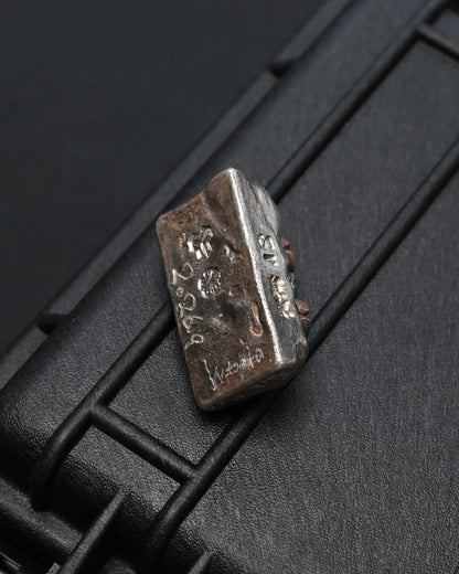 希少 ONE-OFF Wtopia × 三泉商店 シルバー EDC チャレンジコイン / ウォーリーストーン｜カッパー杏花 × シルバースカル