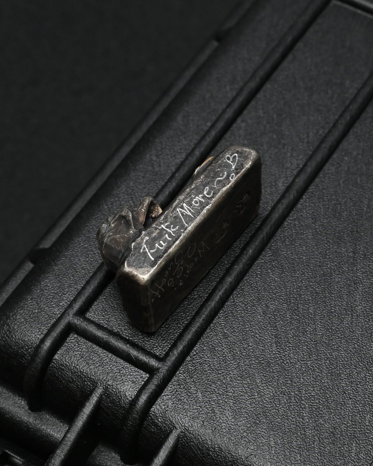 希少 ONE-OFF Wtopia × 三泉商店 シルバースカル EDC チャレンジコイン / ウォーリーストーン｜ブロンズ杏花・三泉シルバー紋飾｜日本製