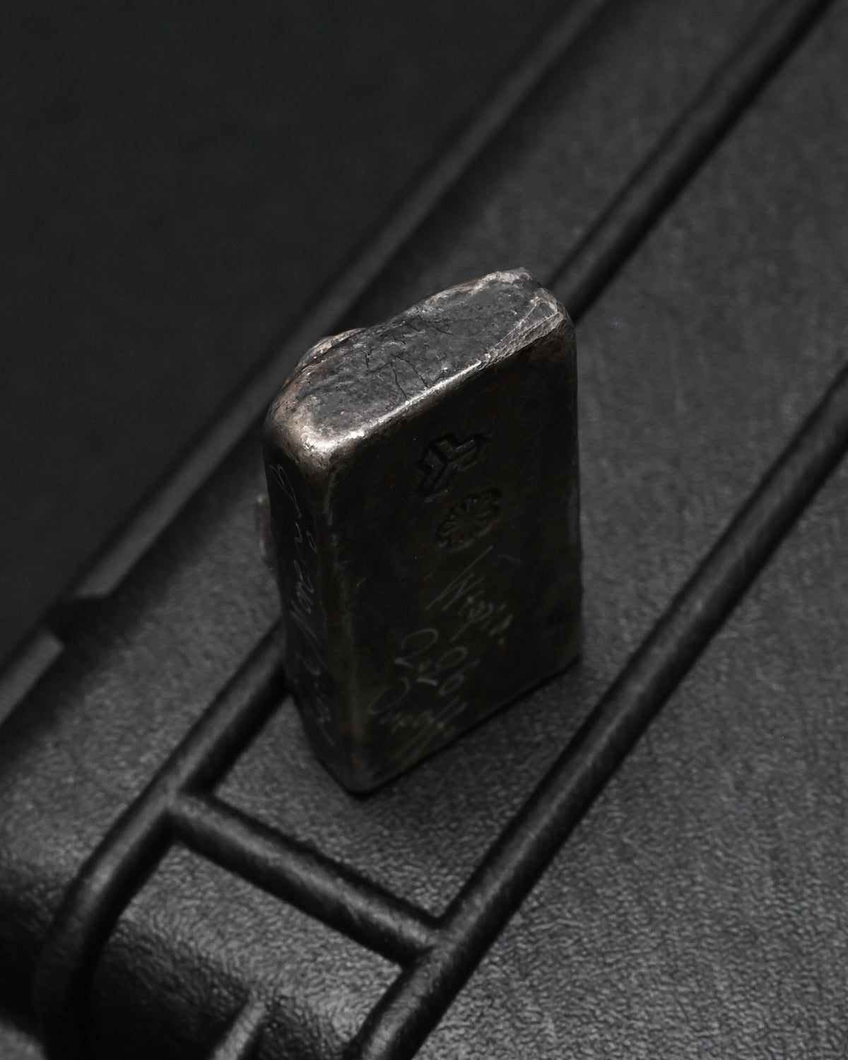 希少 ONE-OFF Wtopia × 三泉商店 シルバースカル EDC チャレンジコイン / ウォーリーストーン｜ブロンズ杏花・三泉シルバー紋飾｜日本製