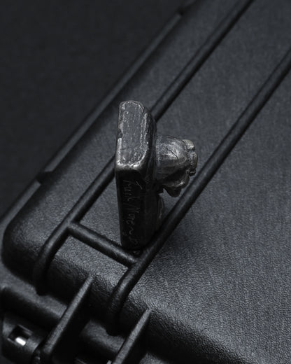 希少 ONE-OFF Wtopia × 三泉商店 シルバースカル EDC チャレンジコイン / ウォーリーストーン｜ブロンズ杏花・三泉シルバー紋飾｜日本製