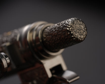 Xunmu Hand-Engraved “Lunar Galaxy” TACTICALGEEK × Hidetoshi Nakayama Gennai Pen SL01 – Bronze & Copper Inlay