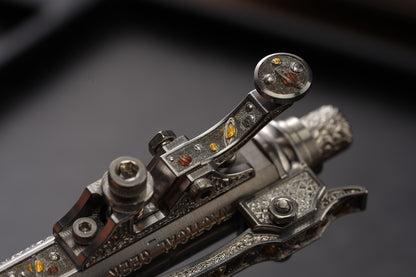 Xunmu Hand-Engraved “Lunar Galaxy” TACTICALGEEK × Hidetoshi Nakayama Gennai Pen SL01 – Bronze & Copper Inlay