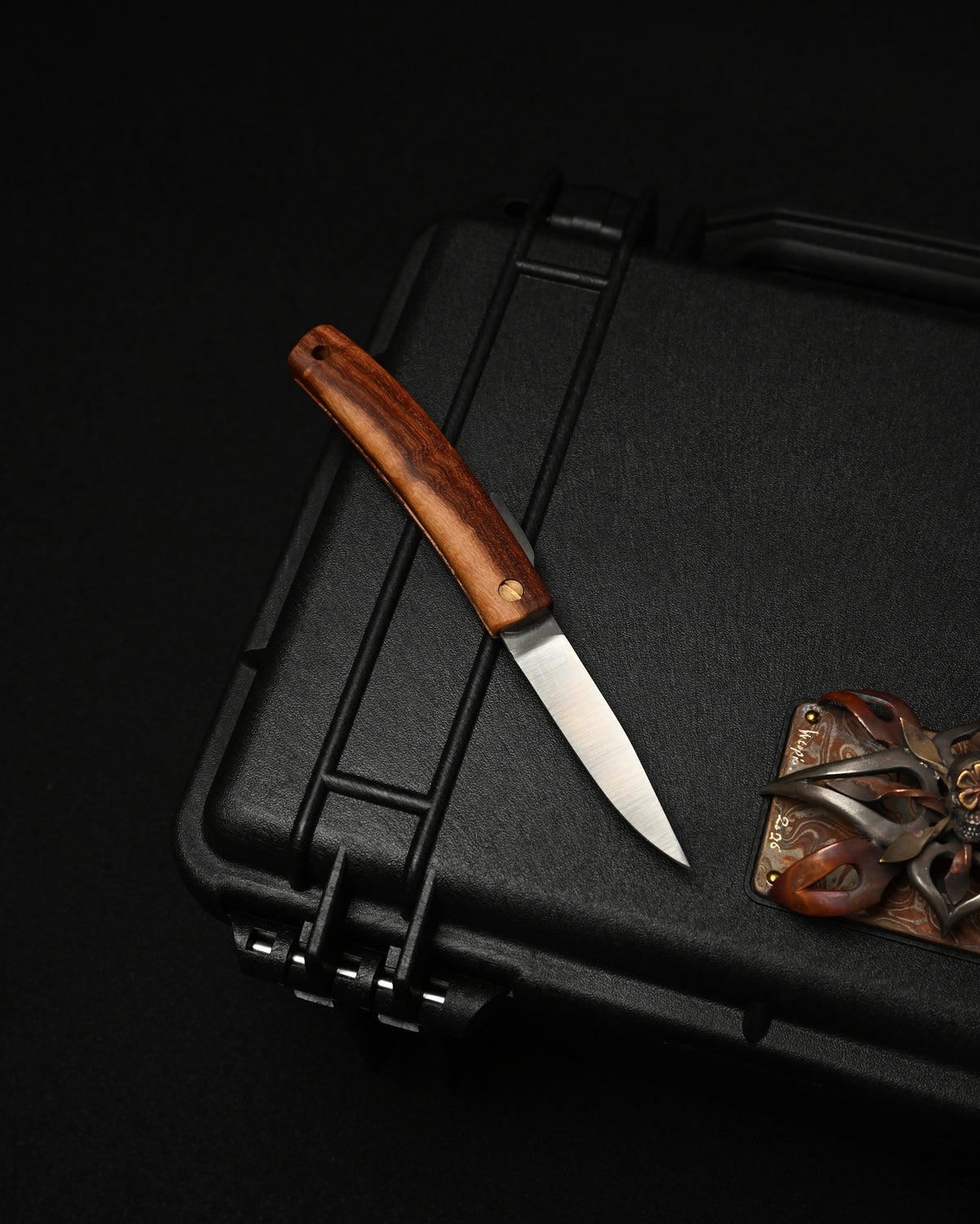 Yoshimi Kotoh Higonokami-Style EDC Friction Folder – VG10 / Karin Wood